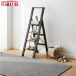 Afton Wooden Step Folding Ladder - Image 3