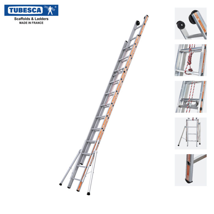Tubesca Pronor 2-Section Rope Ladder - Image 1